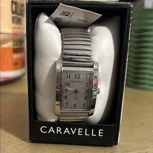 Caravelle Men's Silver Watch